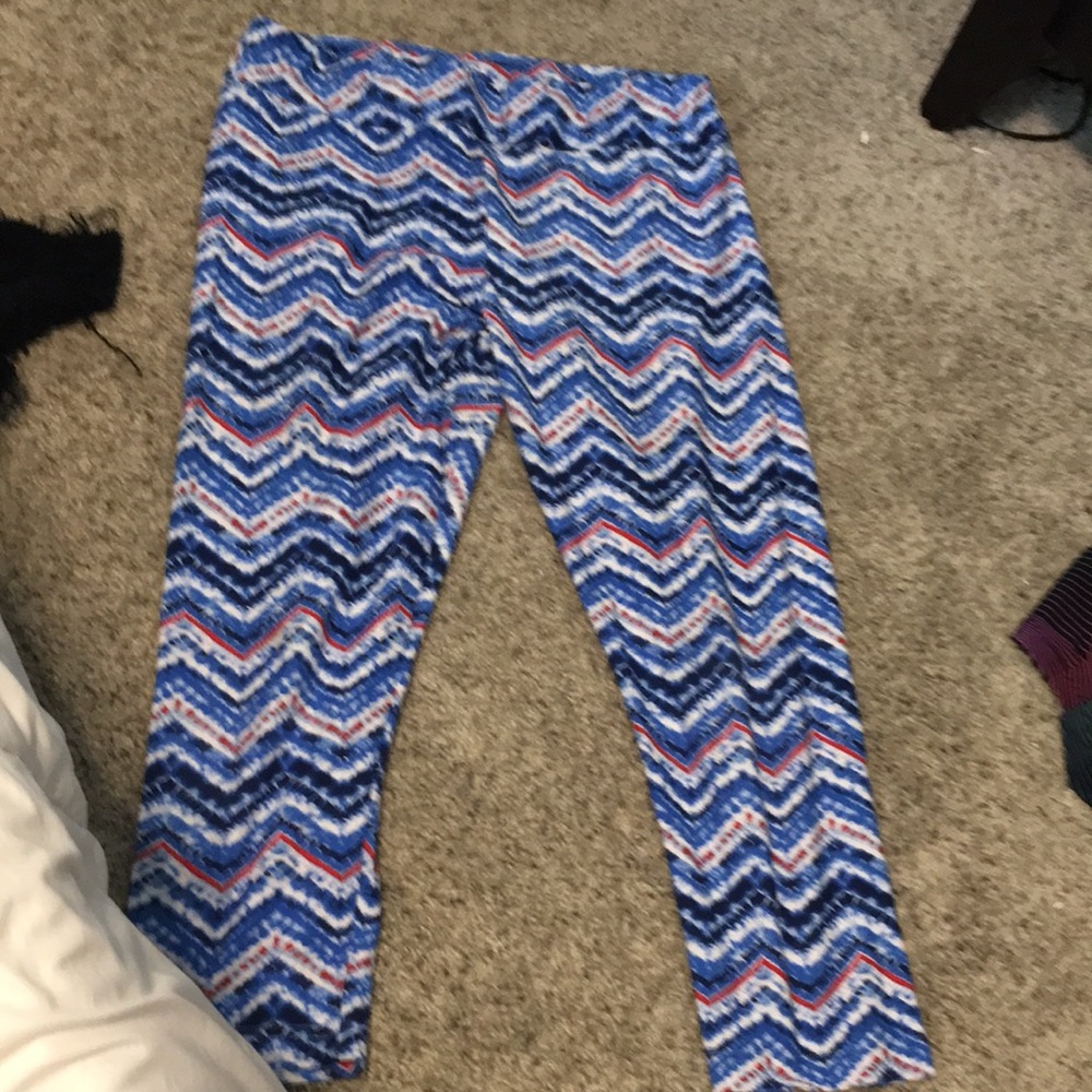 Super patriotic soft leggings